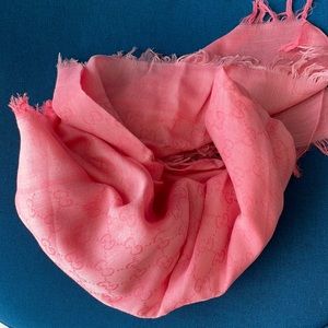 Pink Gucci Scarf